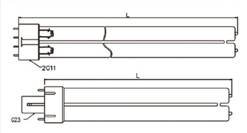 Energy saving UV germicidal lamp